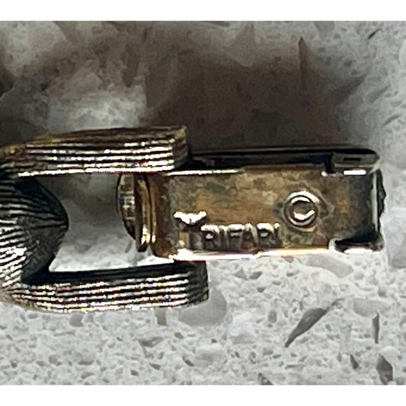 Crown Trifari Gold-Tone Rope Chain Necklace 22” Secure Clasp & Charm VTG  MCM - Picture 8 of 8